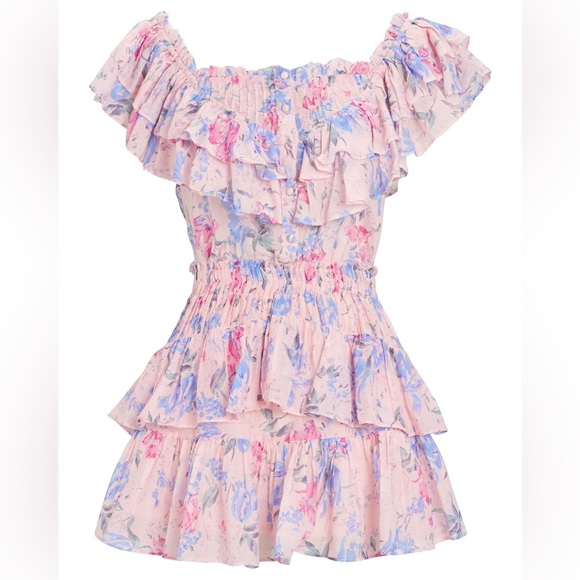 LoveShackFancy Dresses & Skirts - LoveShackFancy Fatima Mini Dress in Whispering Lilac
Size small